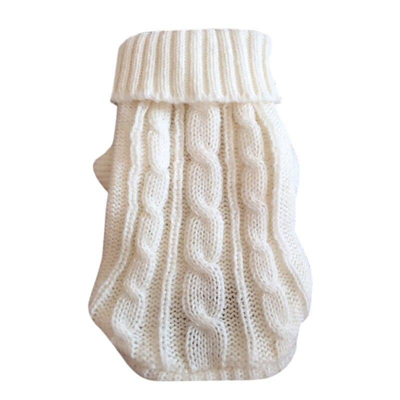 Warm Twist Design Knited Pet Sweater